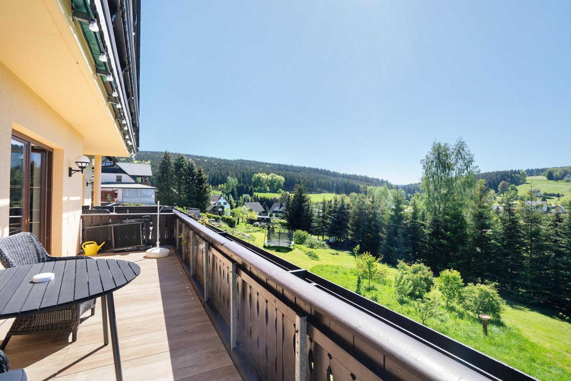 Pension Bergblick Marienberg Exterior foto
